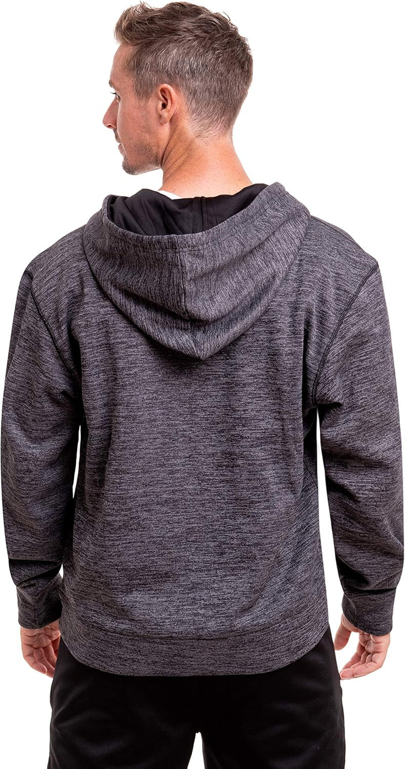 Mens Active Hoodies Full-Zip Midweight Hooded Men’S Sweatshirt with Pockets