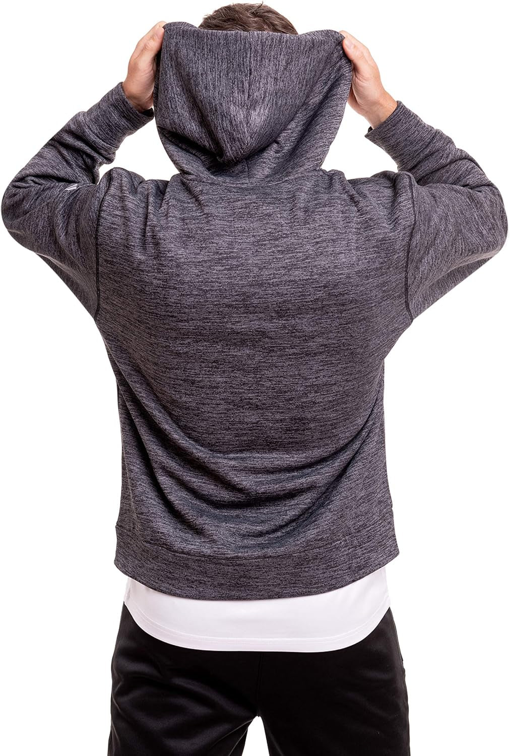 Mens Active Hoodies Full-Zip Midweight Hooded Men’S Sweatshirt with Pockets